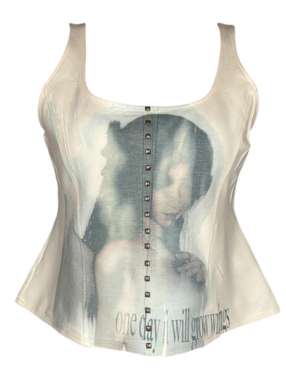 Where Have My Wings Gone White Top - L/XL