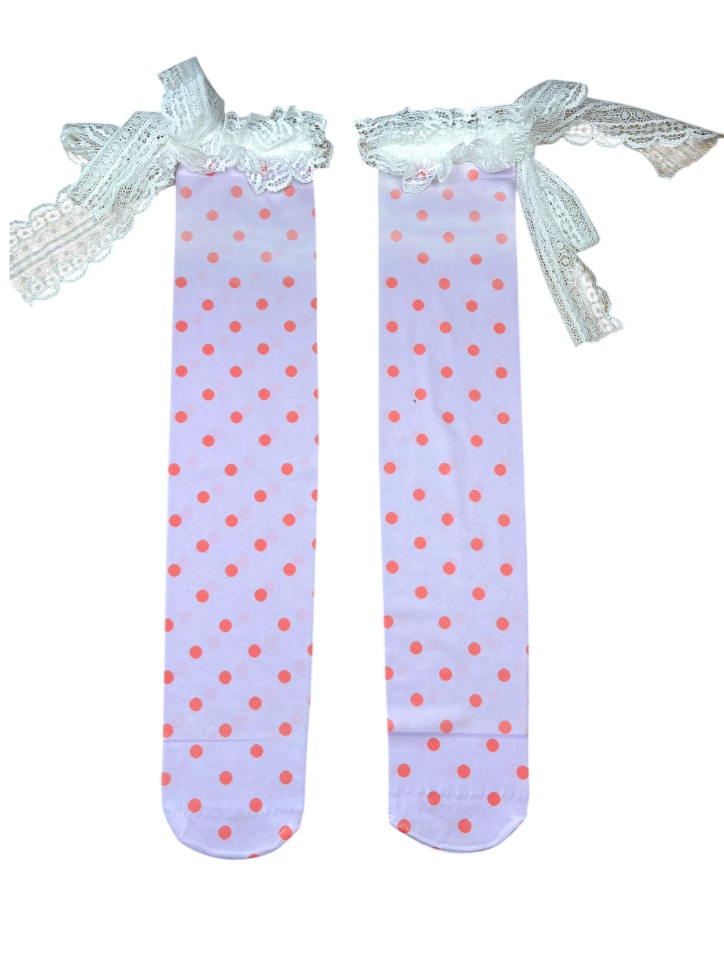 Lilac Ambrosia Polka Dot Socks