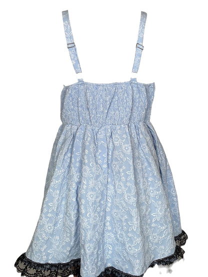 Longing for Wings Blue Studded Dress - L/XL