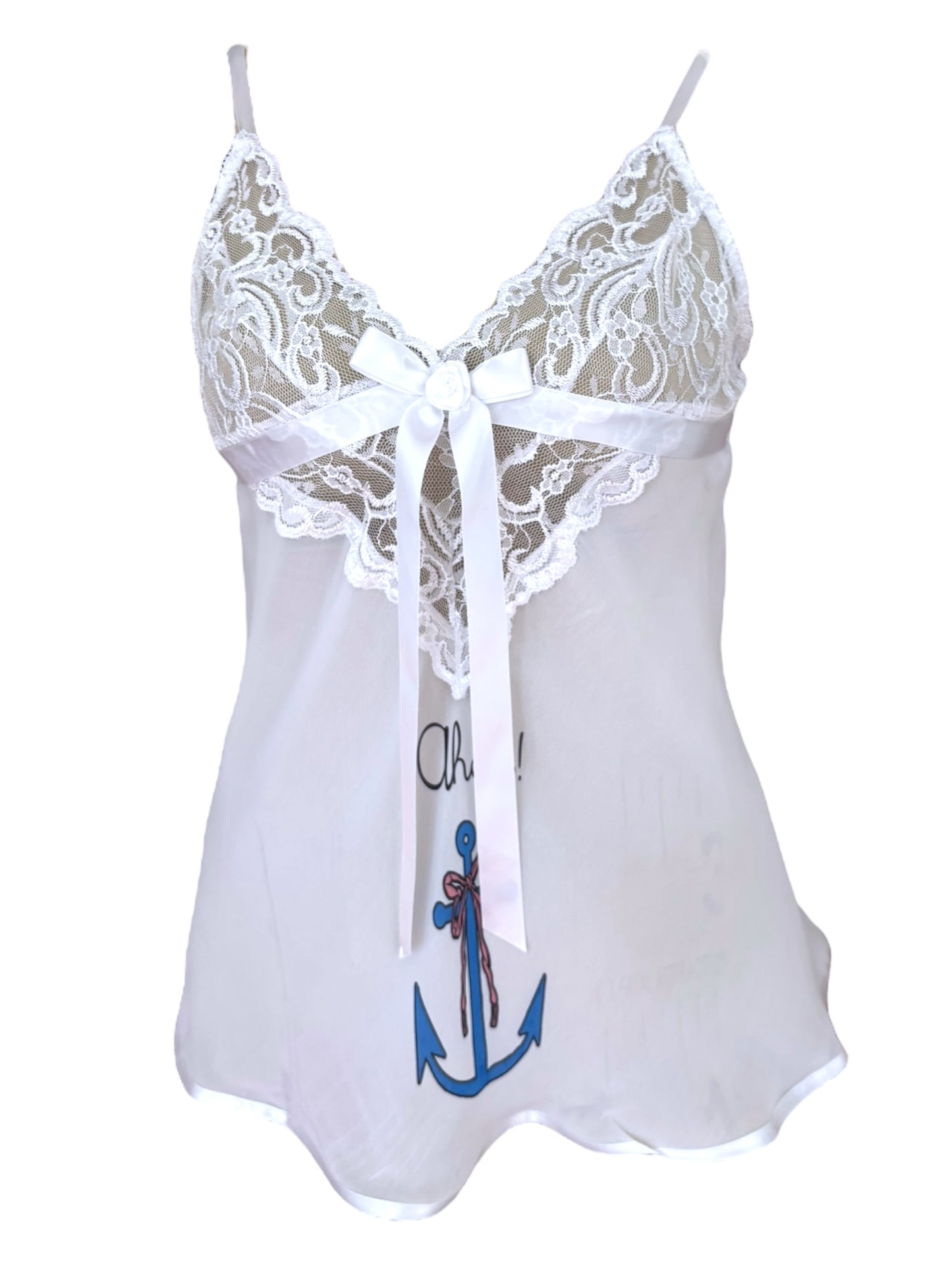 Sailor Babydoll Mini Dress - M/L