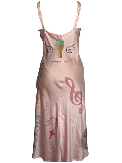 Angel's Rainbow Pink Dress - 1X/2X