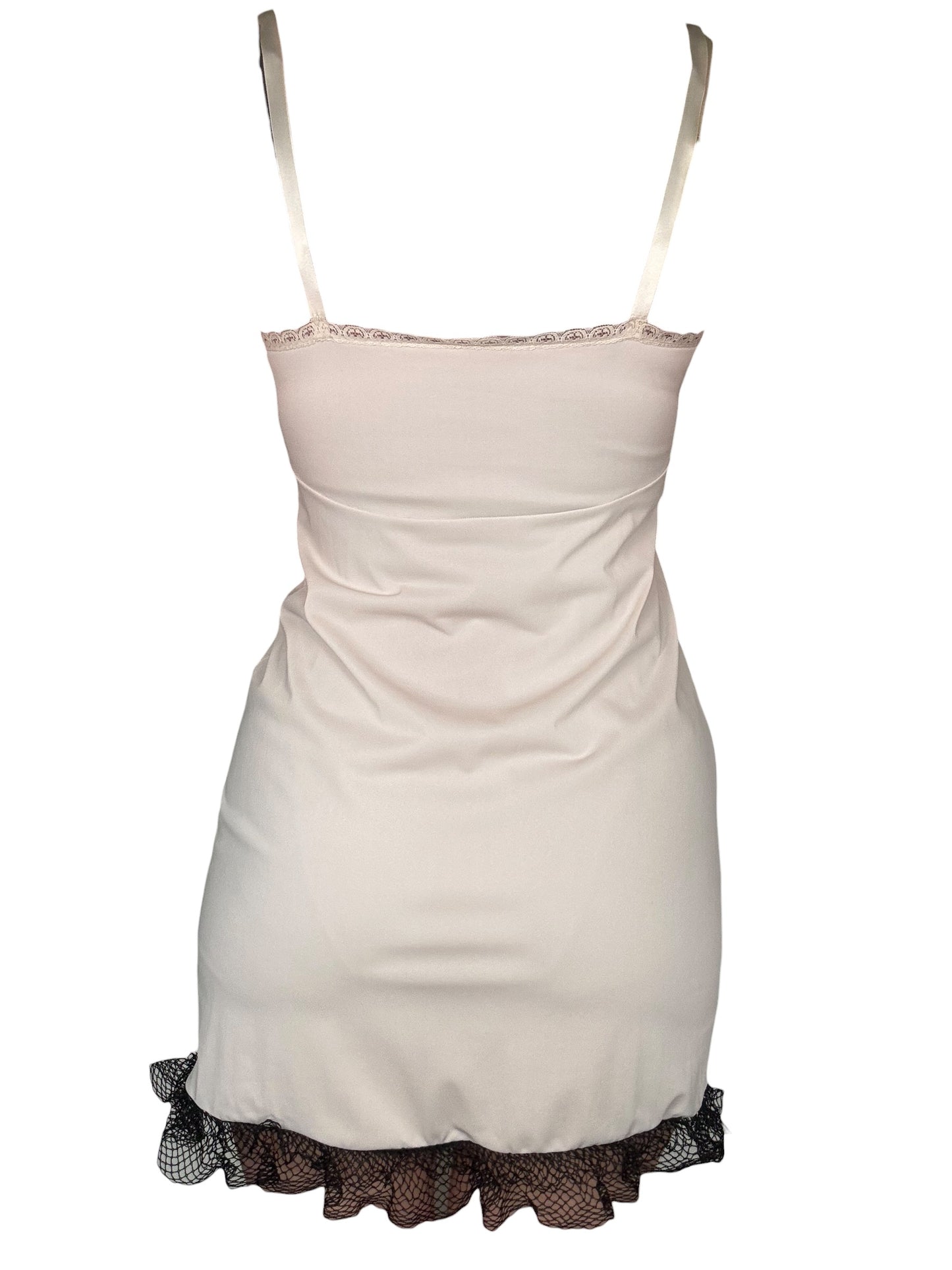 I Wish I Was Real Ivory Slip Dress - M