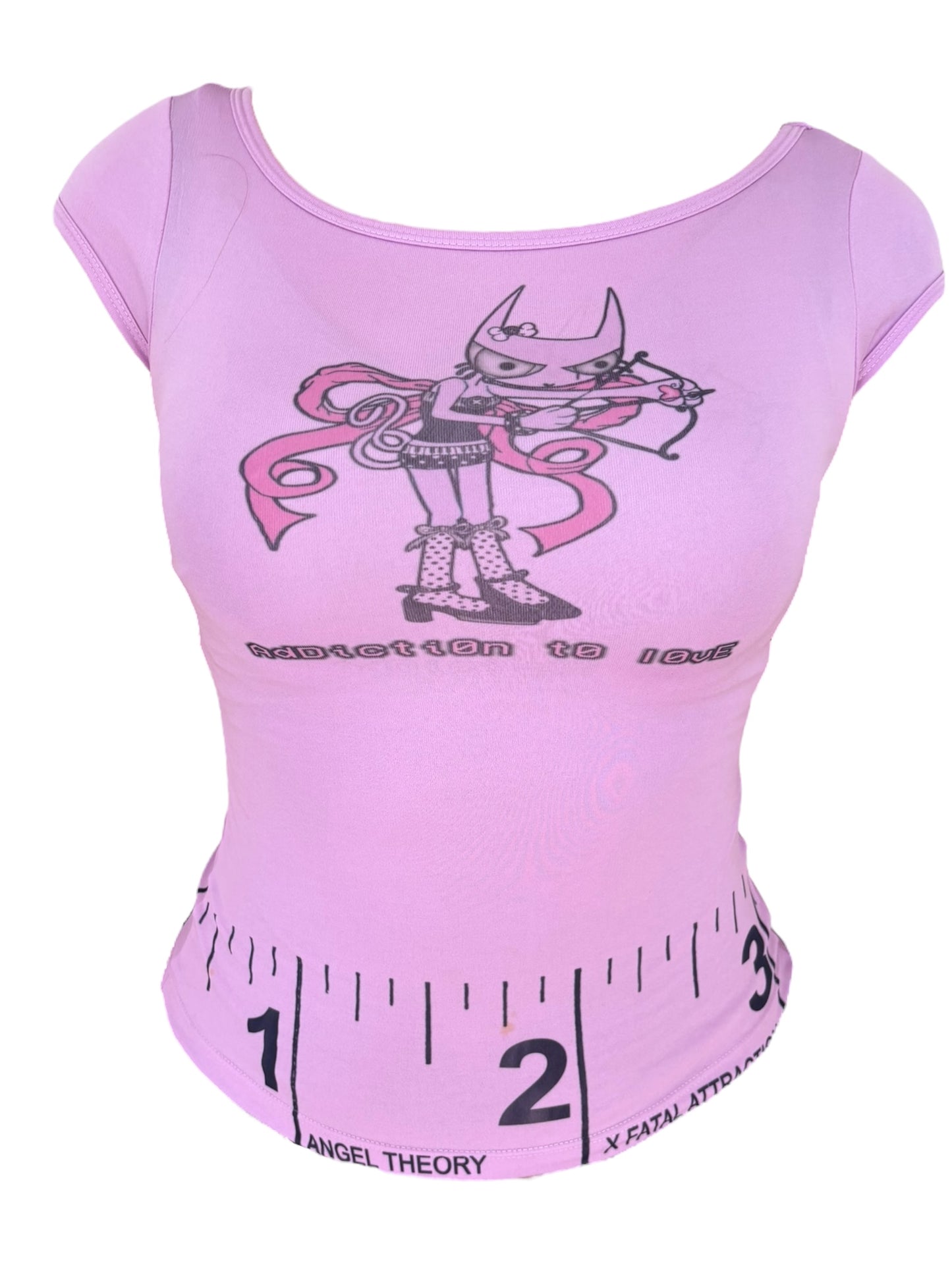 Addiction to Love Paris Blues Lavender Tee - S