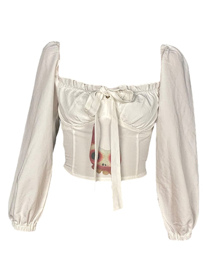 Lilith's Bite Milkmaid Blouse - S