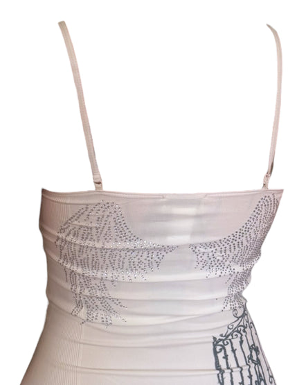 Cry to the Pegasus White Tank - S/M