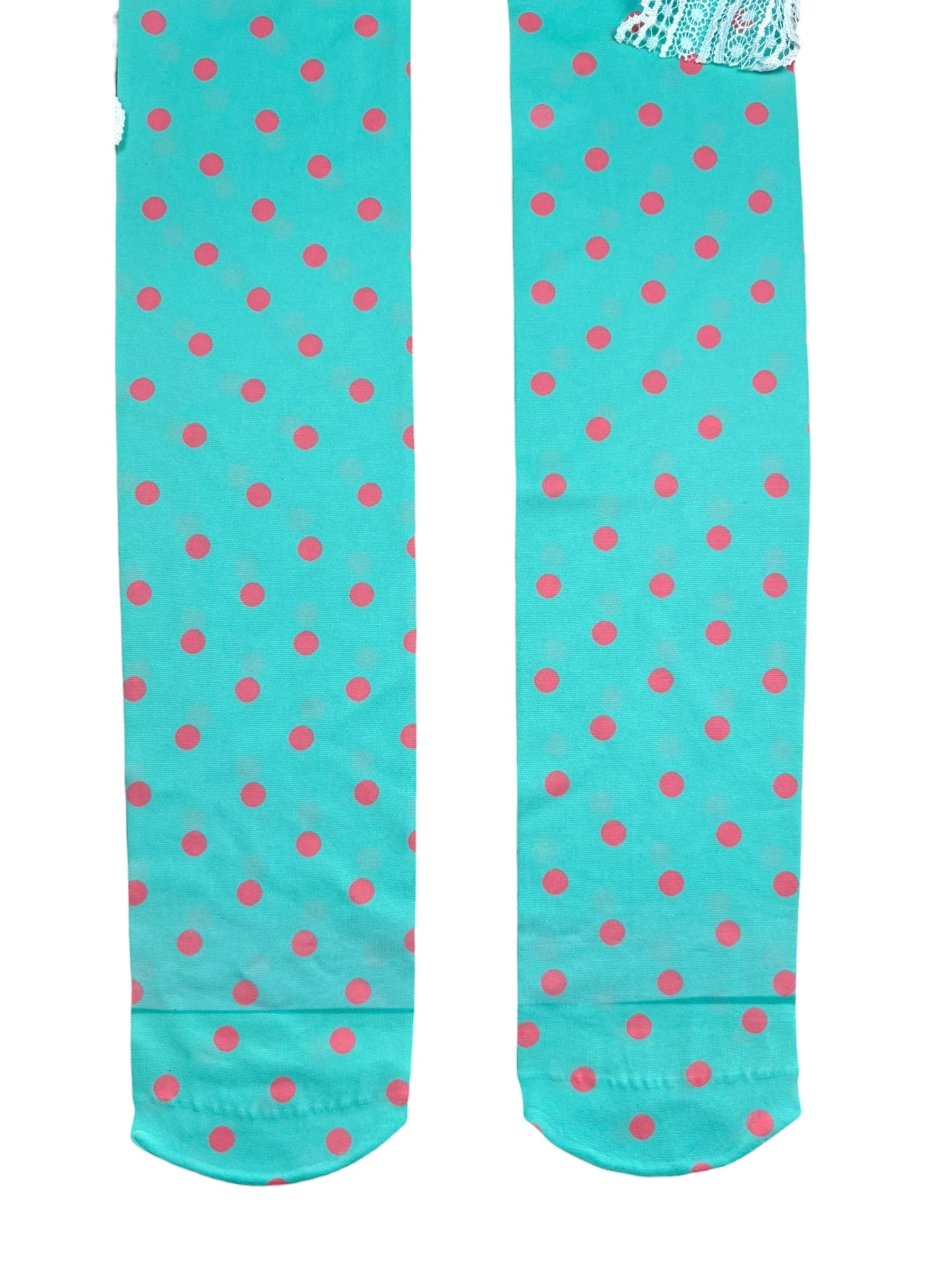 Mermaid Mint Polka Dot Socks