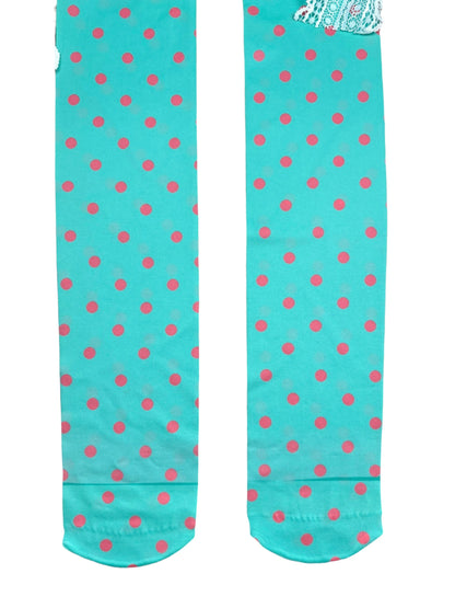 Mermaid Mint Polka Dot Socks