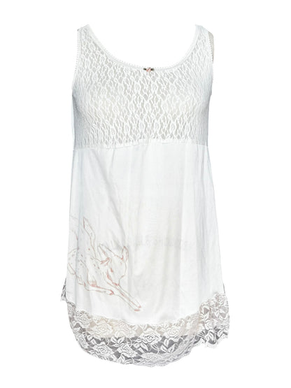 Fawn's Flight Lace Babydoll Dress - XL