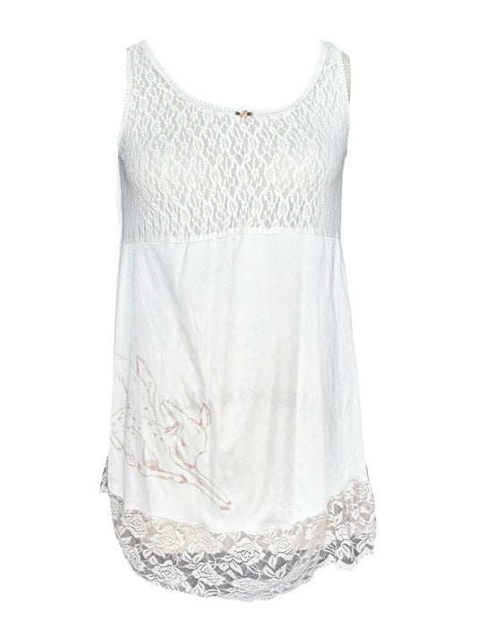 Fawn's Flight Lace Babydoll Dress - XL