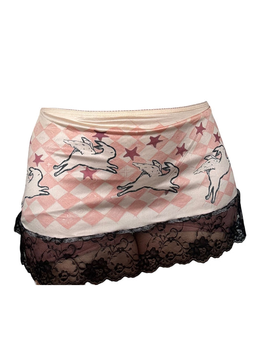 Hare's Delight Mini Skirt - 2X - 0.5