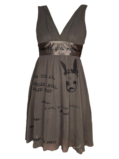 Cherished Slate Chiffon Dress - XS/S