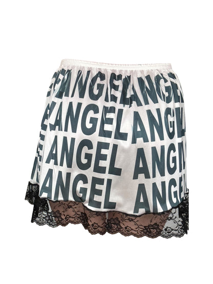 Melon Soda Angel Lace Mini Skirt - 2X