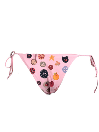 Button Pink Bikini - M