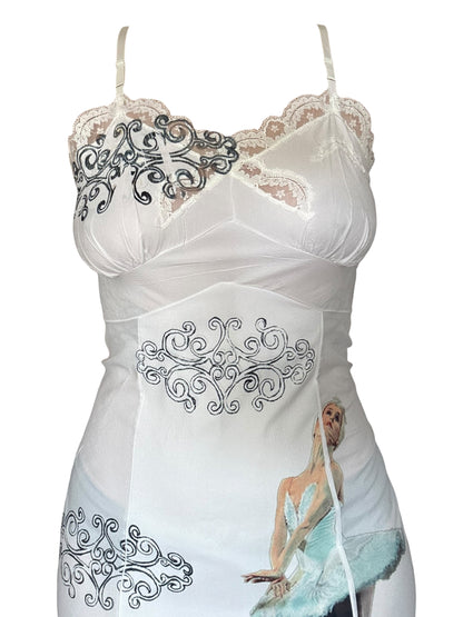Ballerina's Sky Slip Dress - M