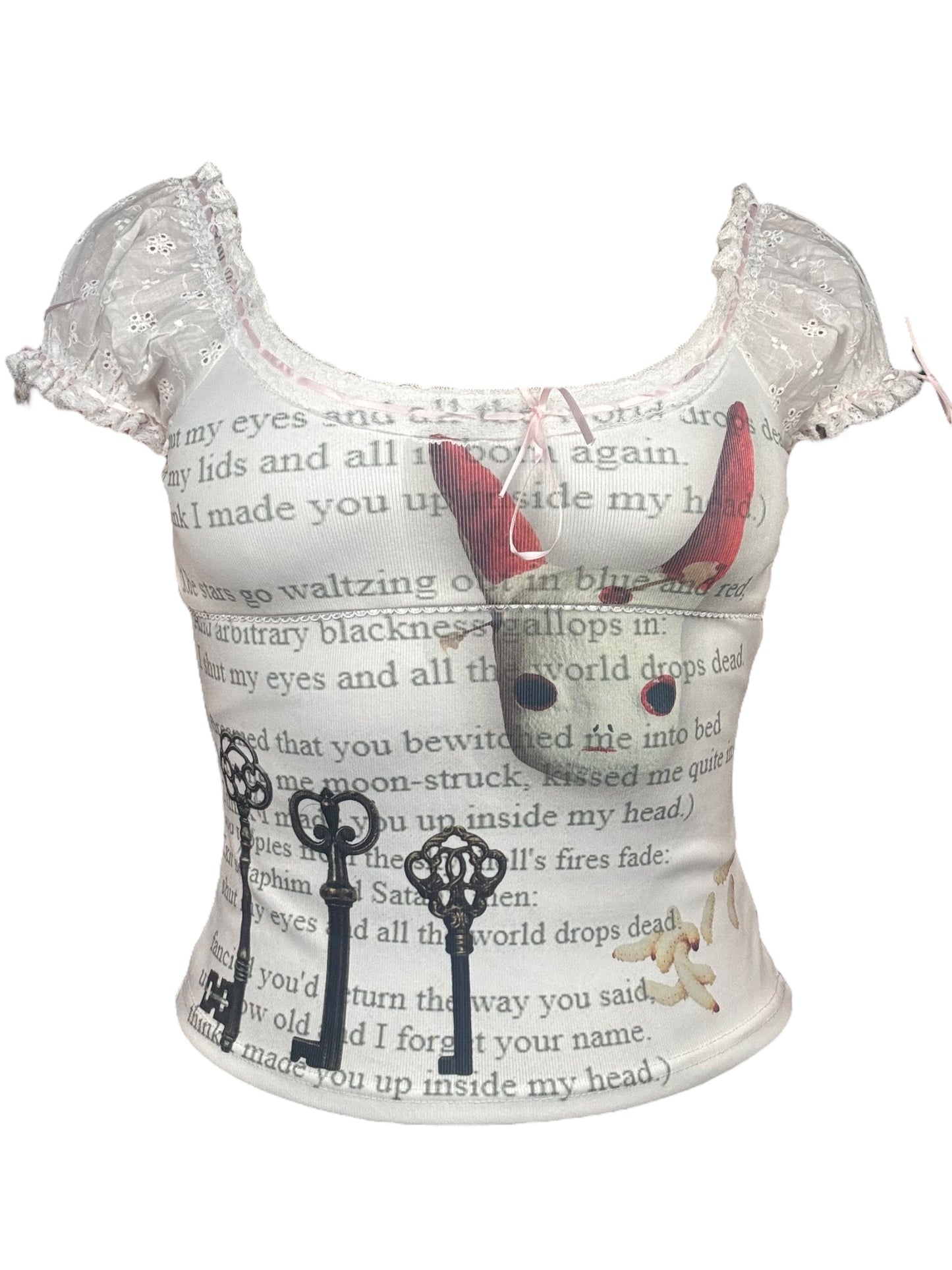 Mad Girl's Love Song Babydoll Top