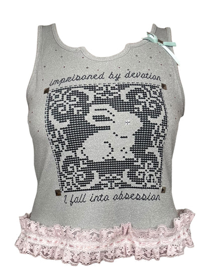 Devotion Grey Tank - 1X/2X