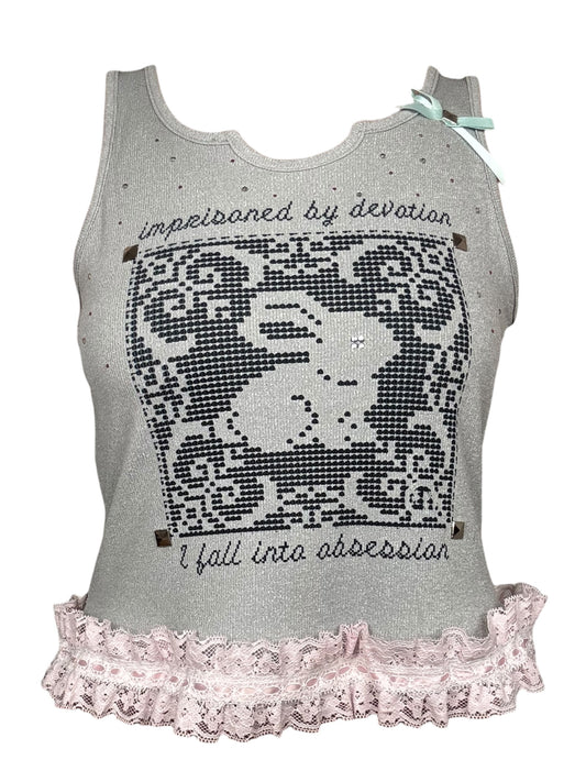 Devotion Grey Tank - 1X/2X