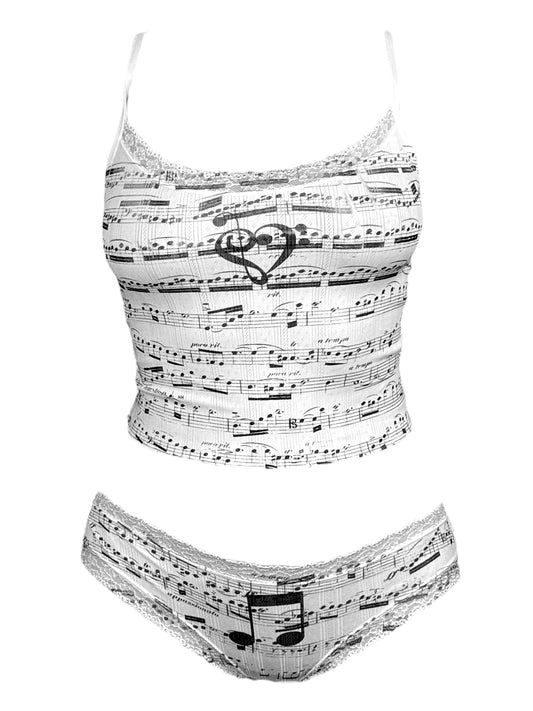 Music=Life Tank + Undie Set - M