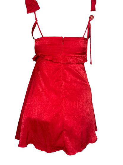 I Wish I was Real Red Rose Dress - XS