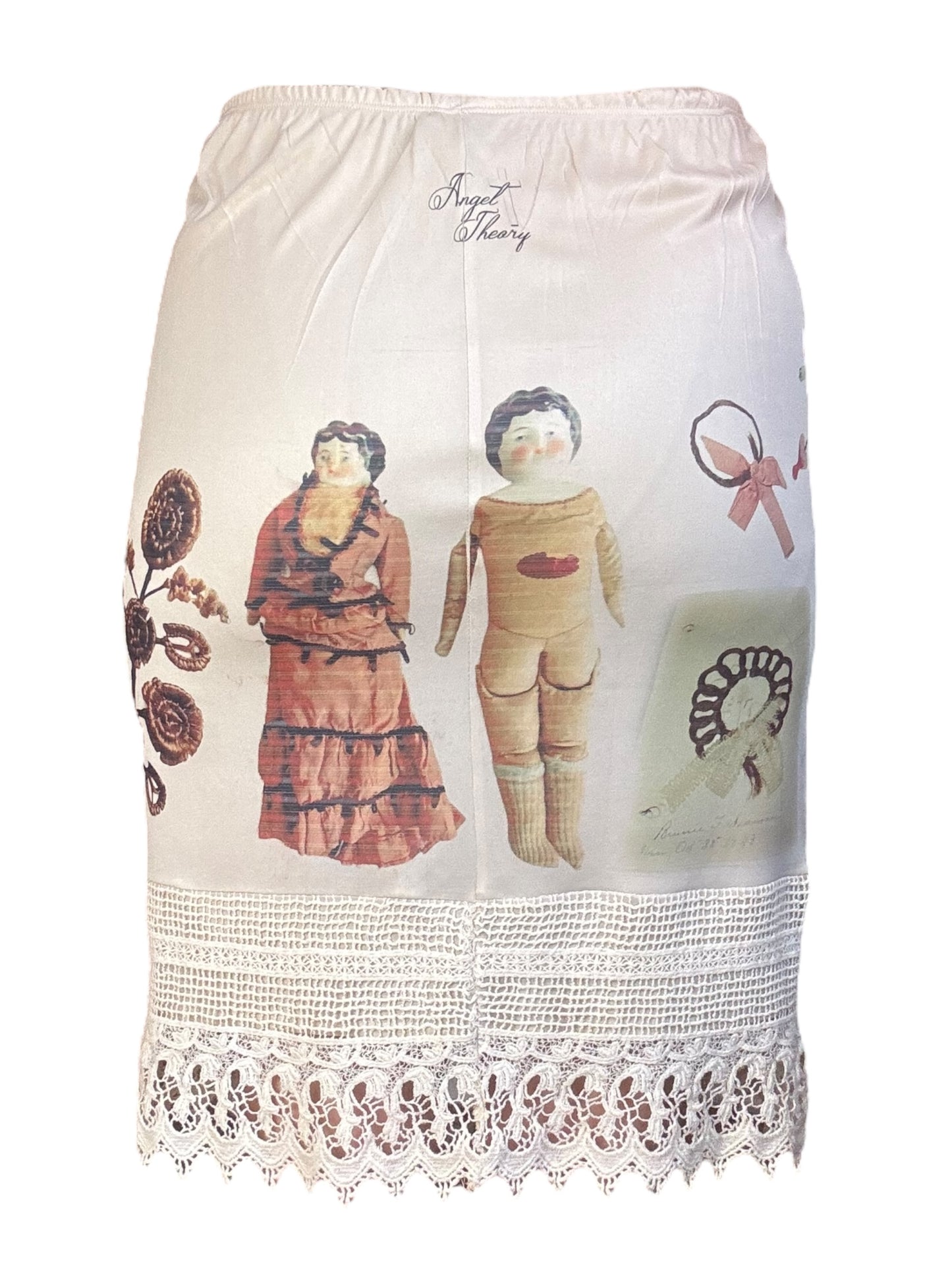 Forget Me Not Crochet Skirt - XL