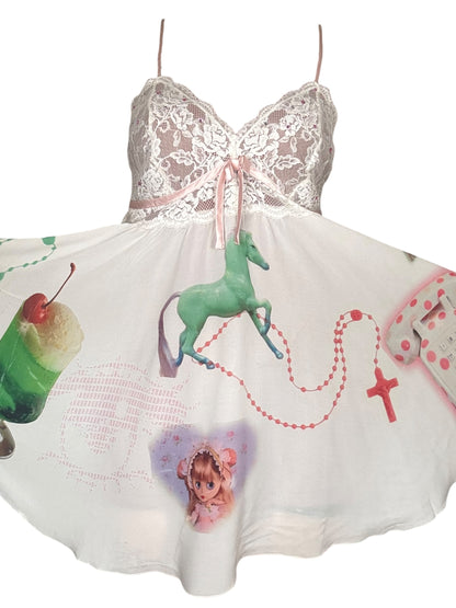 Neon Delights Babydoll Dress - XL