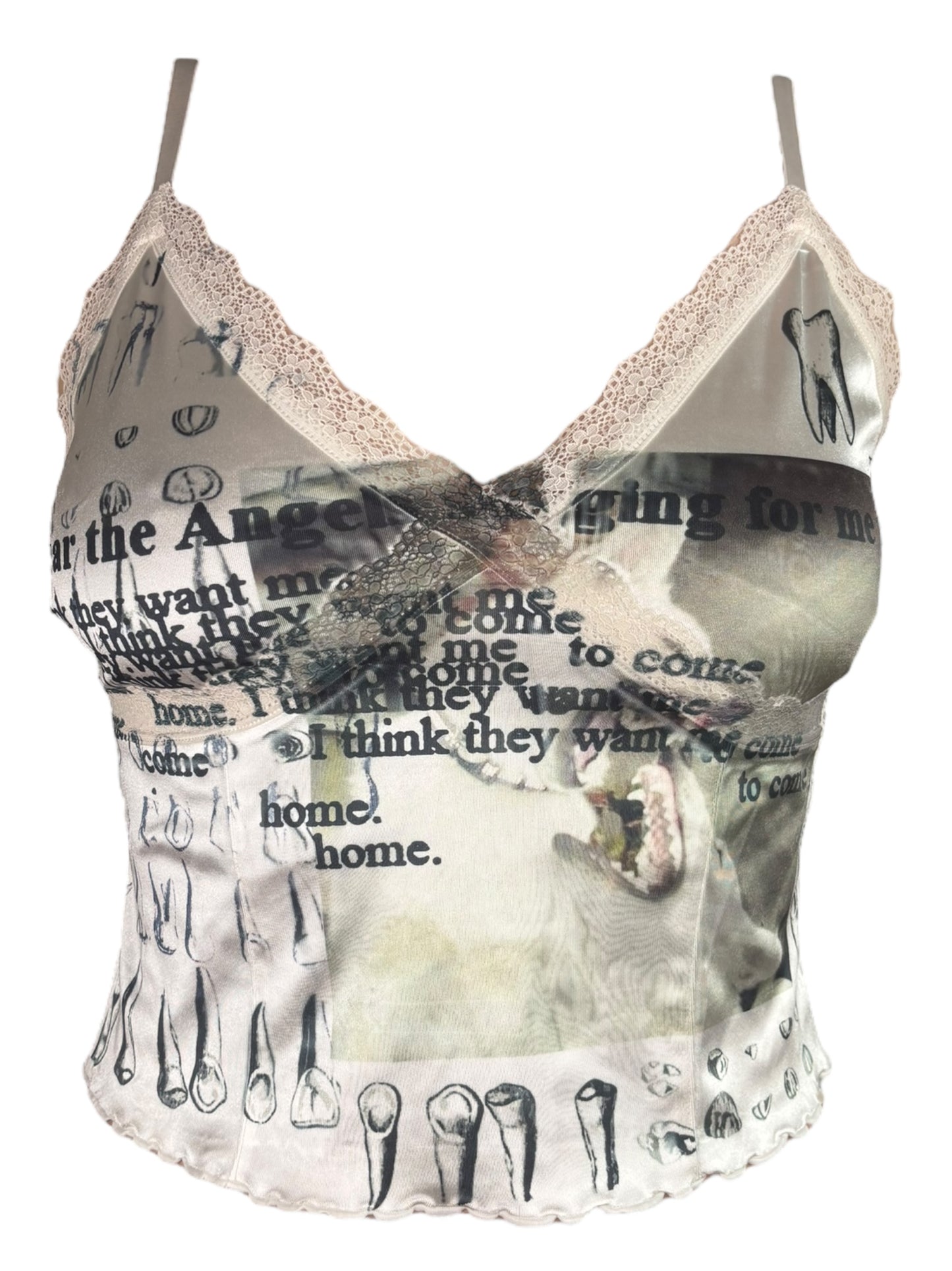 Follow The Bite Satin Tank - L
