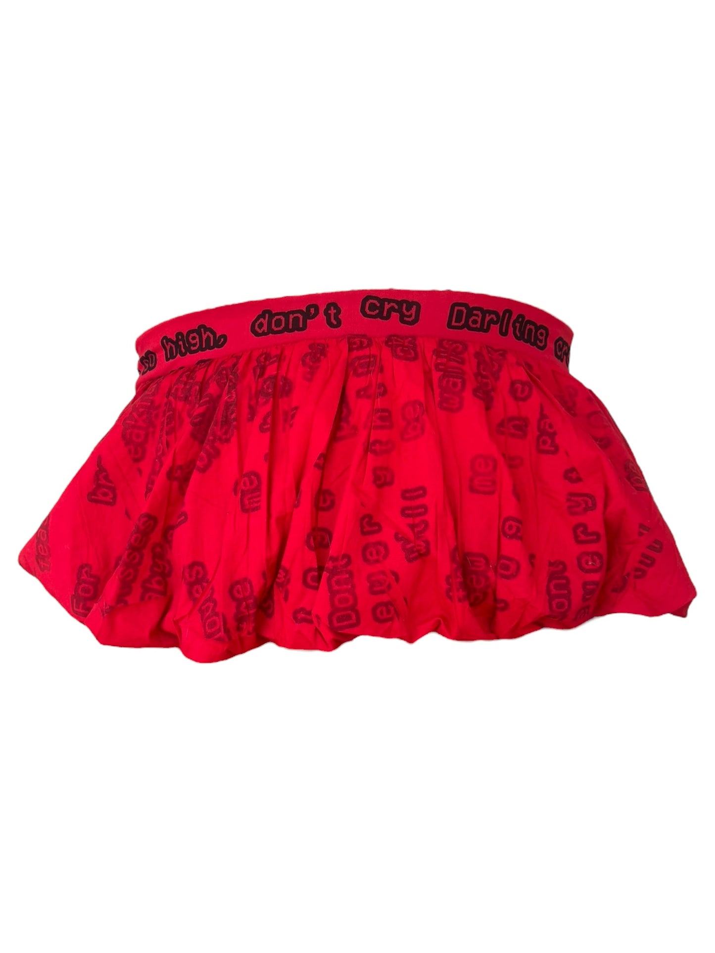 Darling Creature Red Bubble Skirt - S/M