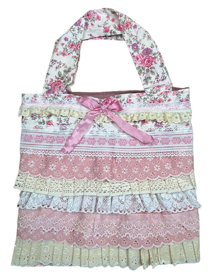 Be My Angel Pink Flutter Tote