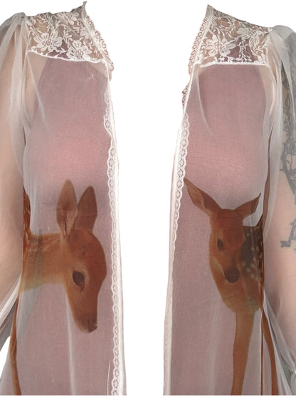 Eat You Up, Deer Sheer Bed Jacket - M