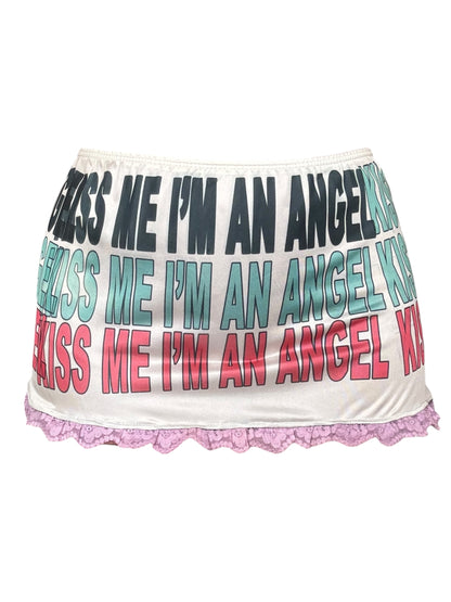 Kiss Me I'm an Angel Micro Mini Skirt - S/M
