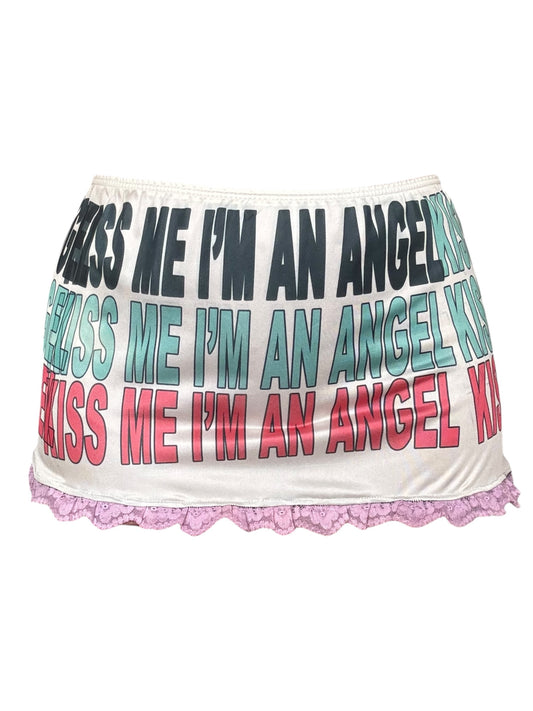 Kiss Me I'm an Angel Micro Mini Skirt - S/M