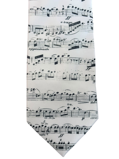 Sheet Music Tie