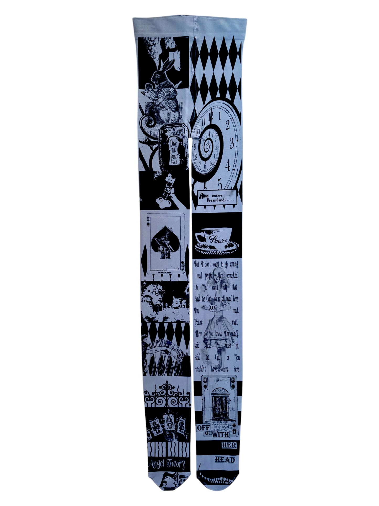 Wonderland Blue Tights