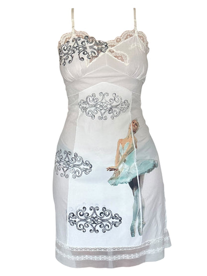 Ballerina's Sky Slip Dress - M
