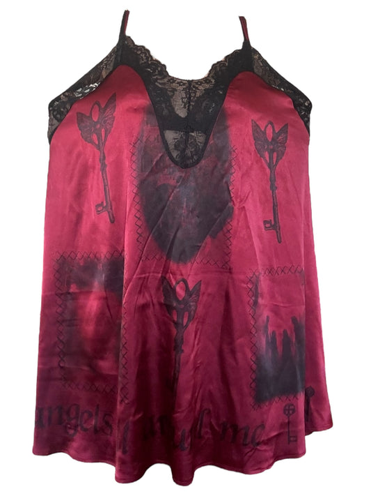 Dark Fairy Red Slip Dress - 3X