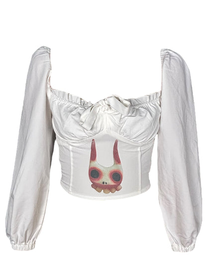 Lilith's Bite Milkmaid Blouse - S