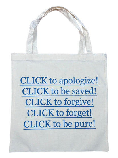 Click to Forgive Tote Bag