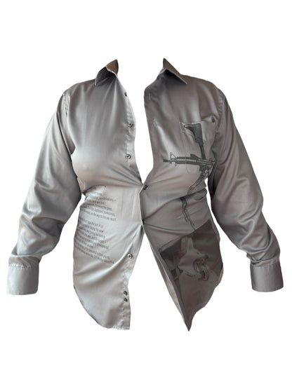 Annihilation Grey Button Up - L/XL