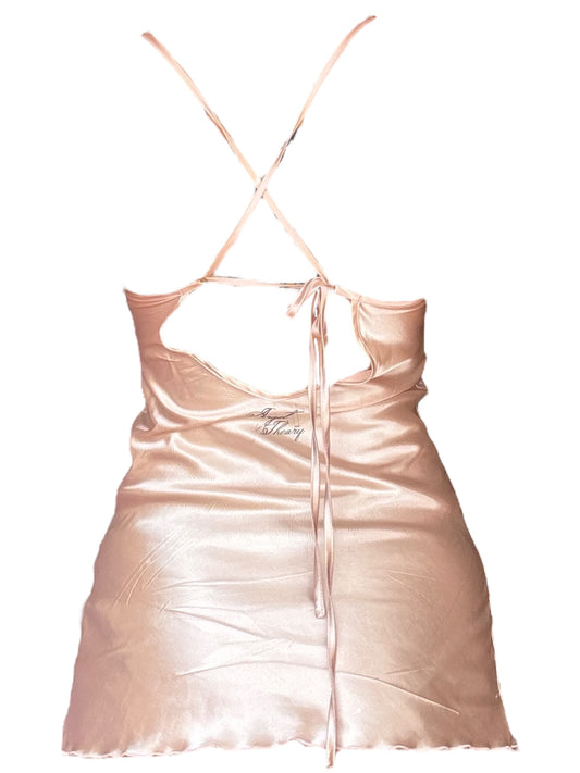 Sacred Heart Blush Slip Dress - M