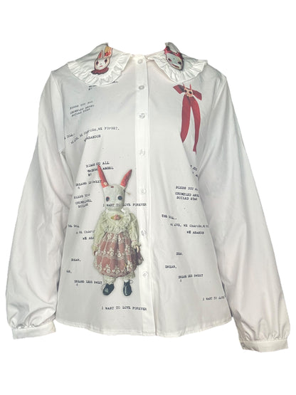 Amaris Fantasy Collared Blouse - L/XL