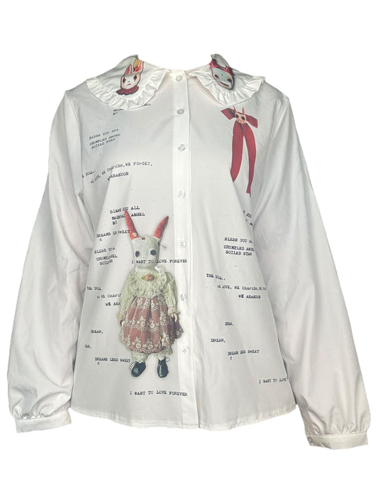 Amaris Fantasy Collared Blouse - L/XL