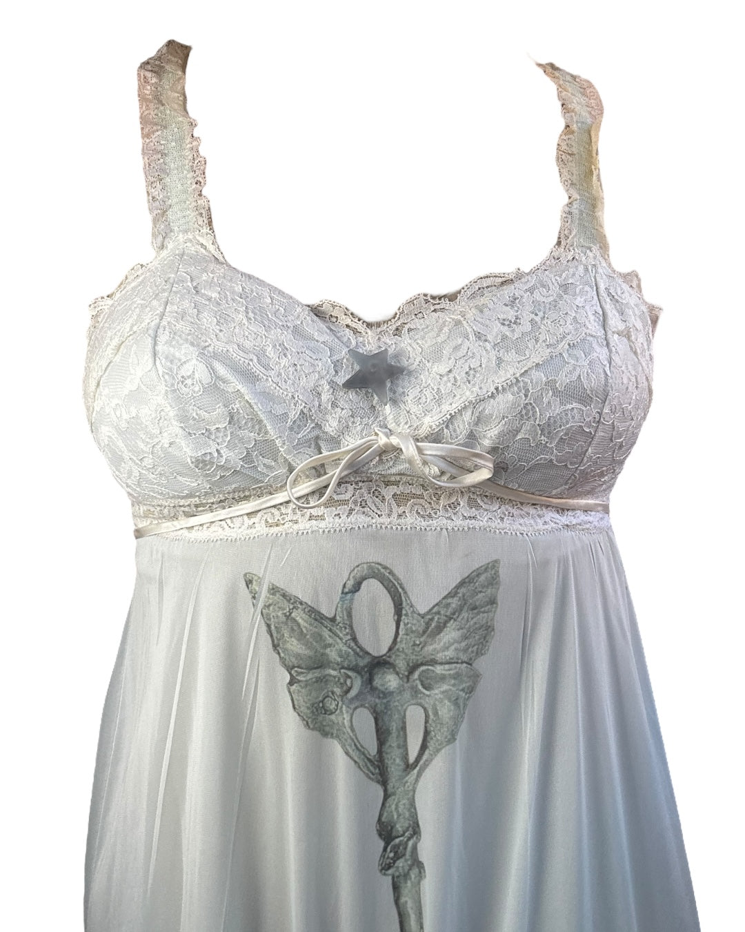 Bone Key Baby Blue Dress - M
