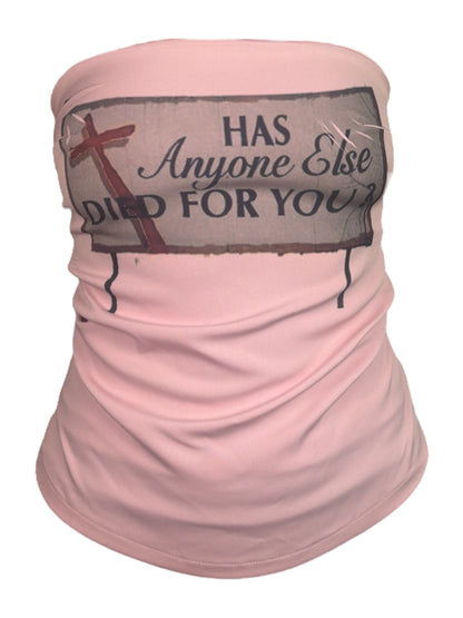 Has Anyone Else Died For You? Pink Top - XS/S