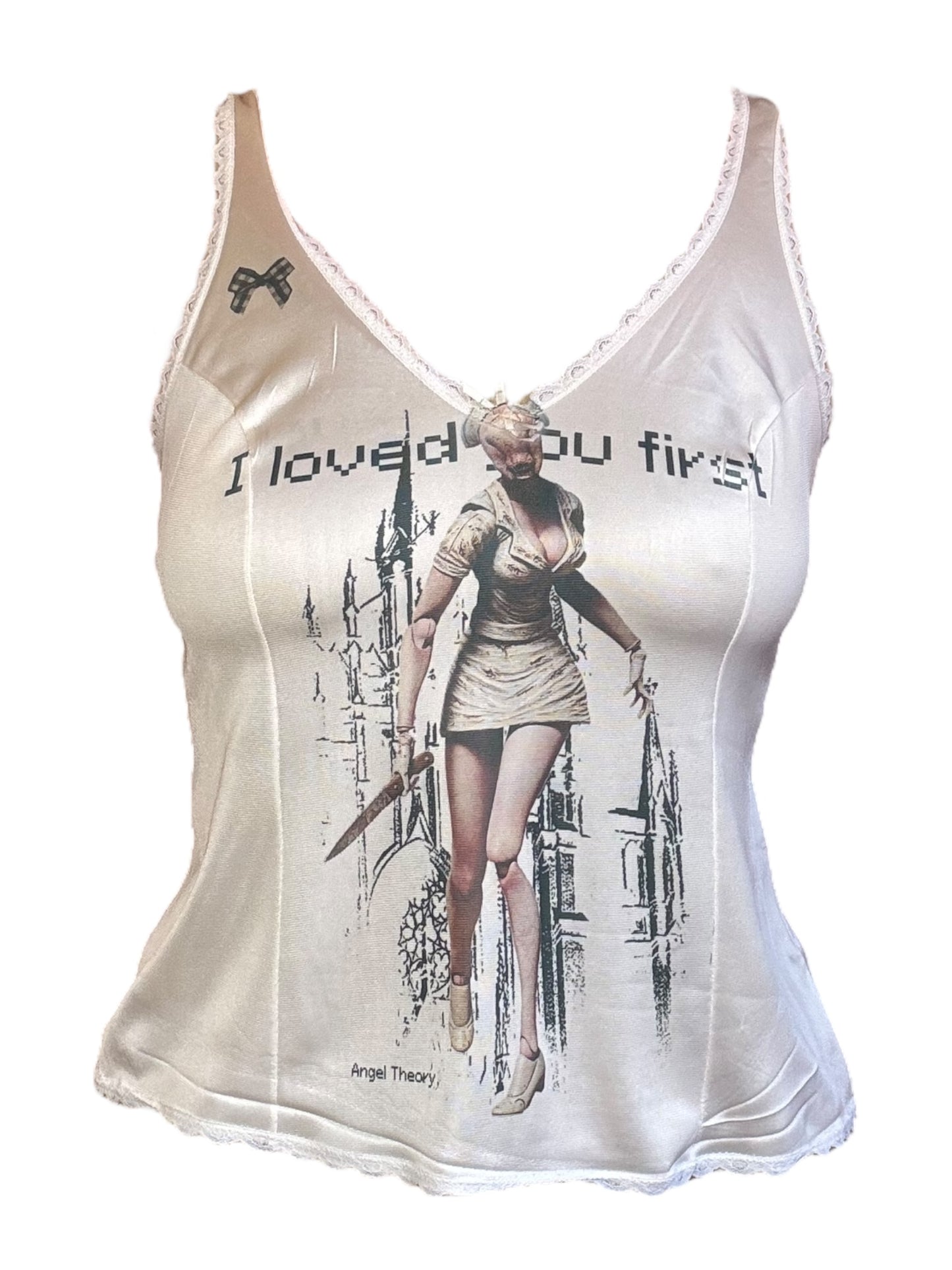I Loved You First Slip Tank - L