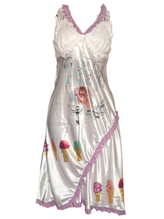 Sprinkle Girl Lavender Lace Dress - 1X/2X