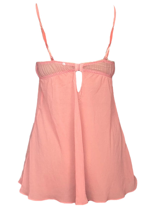 Orlando's Sullen Portrait Salmon Babydoll Mini Dress - M/L