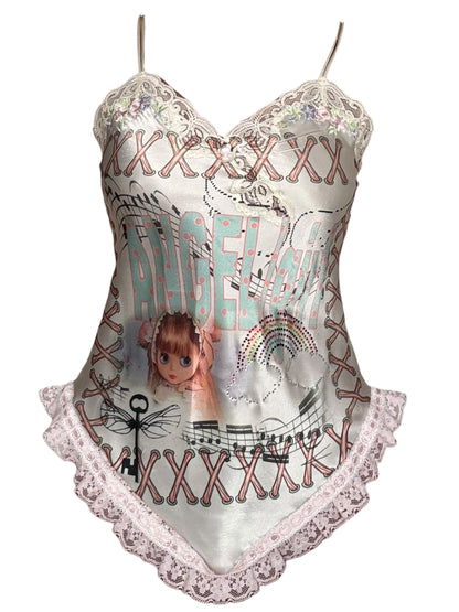Angel/Girl Rainbow Top - M