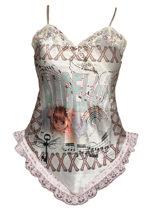Angel/Girl Rainbow Top - M