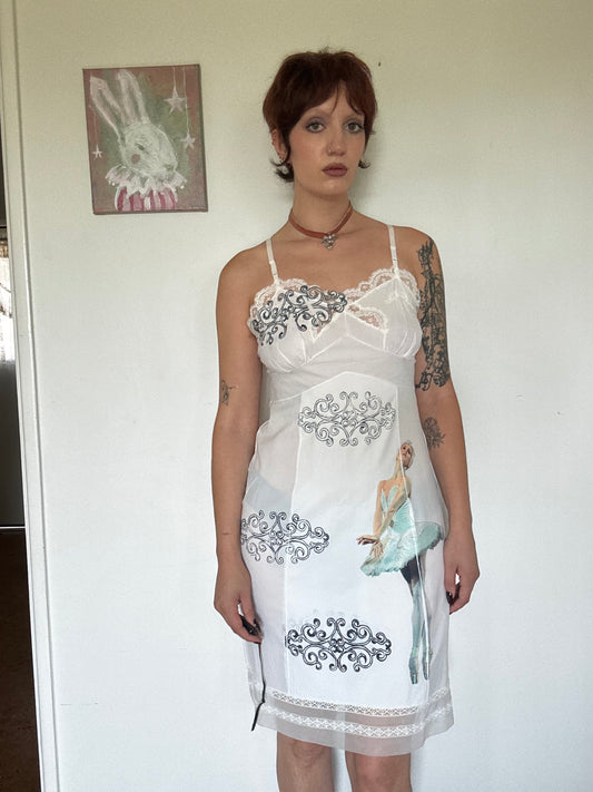 Ballerina's Sky Slip Dress - M