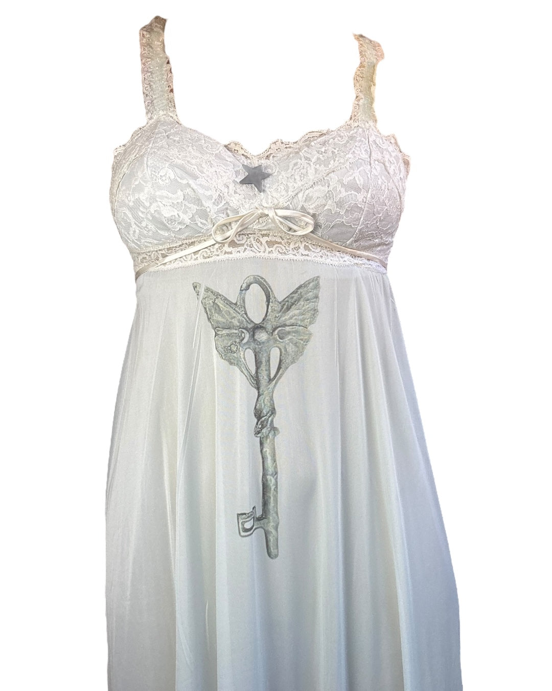 Bone Key Baby Blue Dress - M